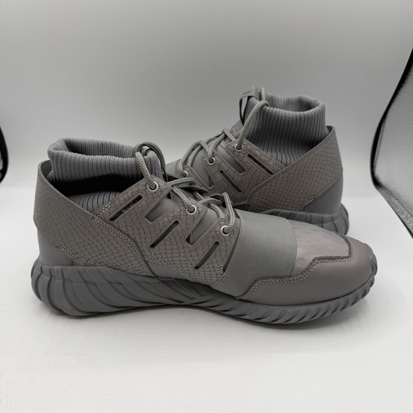 Adidas Tubular Doom Shoes Mens 10 Grey/Metallic Silver Originals Sneakers S74791 main image 10